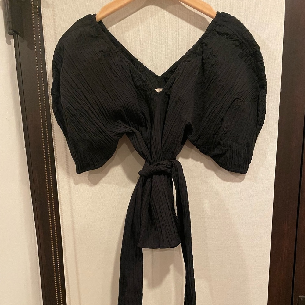 Mara Hoffman Fia Top Black size Small
